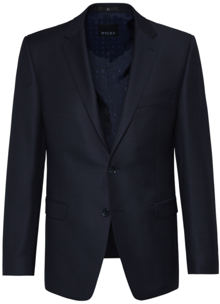 Anzug Blazer in dunkel blau mit feiner Körnung