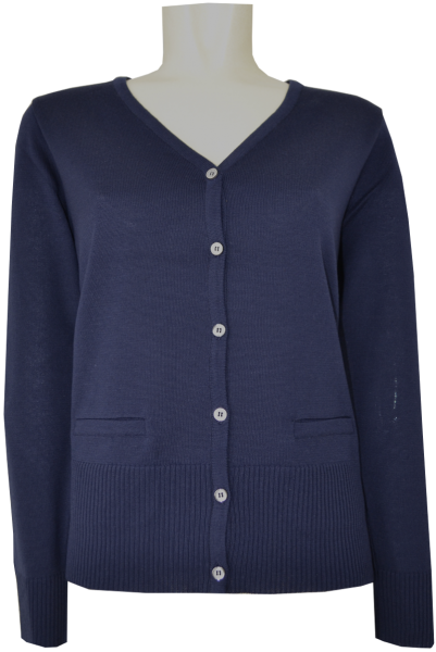 Cardigan Strickjacke in marine blau