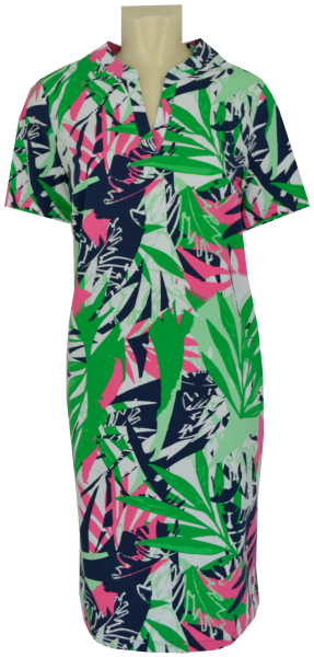 Sommerliches Kleid in mehrfarbig gemustert