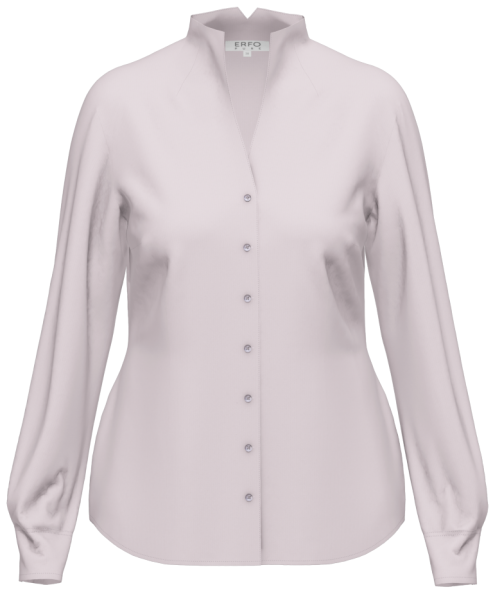 1/1 Arm Stehkragenbluse in light rose