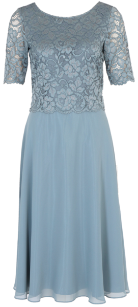 Mittellanges Kleid in bluish grey