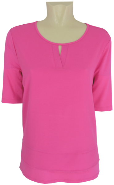 1/2 Arm T-Shirt in uni candy pink