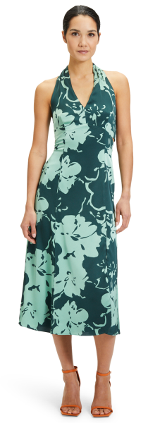 Kleid in Dark Green/Green