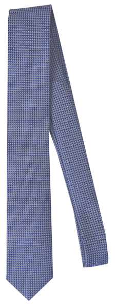 Krawatte reine Seide in mittel Blau mit Mini Sruktur