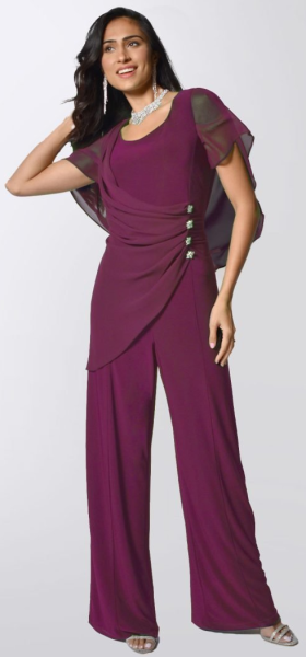 Jumpsuit in sangria