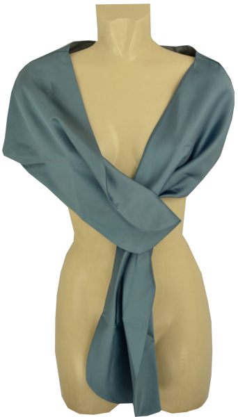 Stola in bluish grey