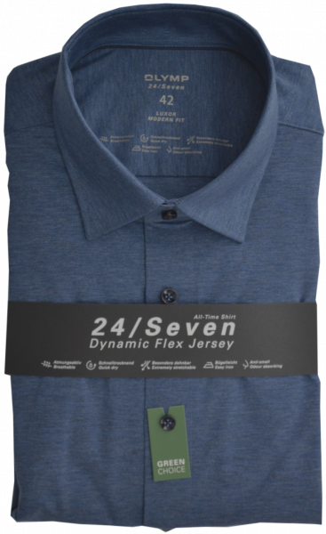 Dynamic Flex Jersey Hemd in mittel blau meliert