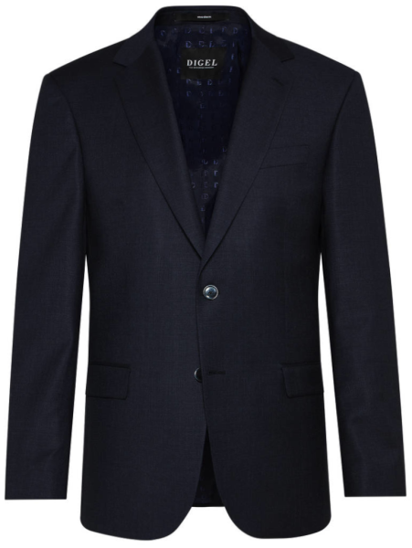 Anzug Blazer in dunkel blau mit Struktur