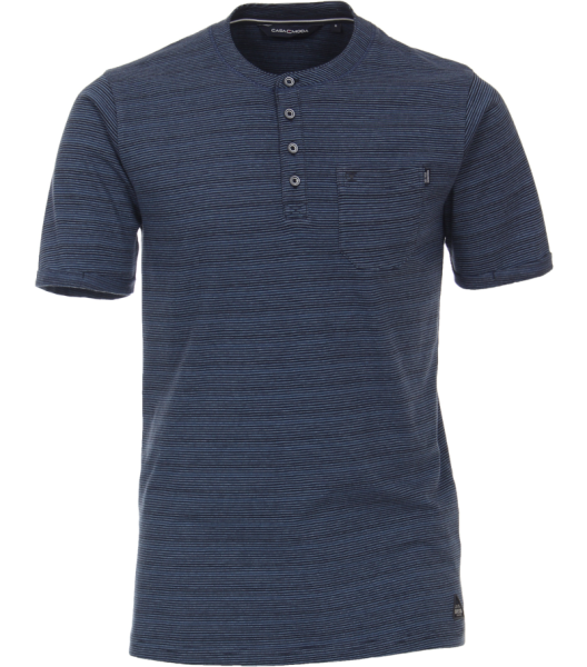 1/2 Arm T-Shirt in blau geringelt