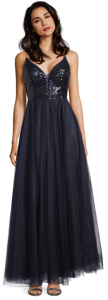 Langes Ballkleid in night sky