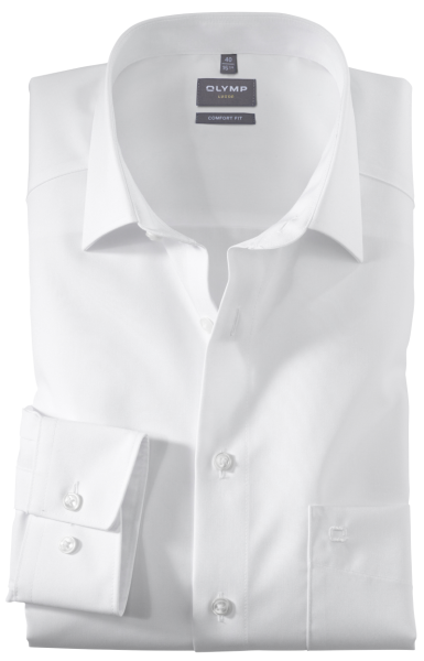 Comfort Fit Business Hemd in weiß