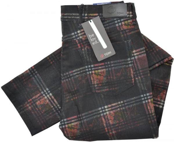 Sportive CS Slim-Fit Hose in kariert