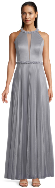 Langes Ballkleid in light grey