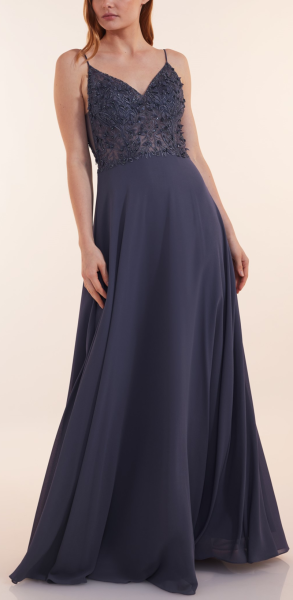 Langes Ballkleid in nightshadow blue