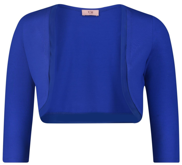 Kurze Bolero-Jacke in juwel blue