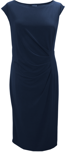 Jersey Kleid in marine blau