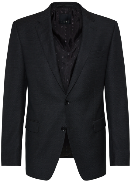Anzug Blazer in schwarz mit feiner Körnung