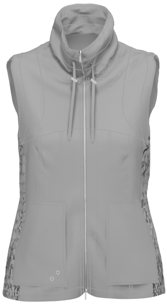 Outdoor Weste in silver grey