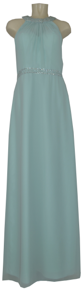 Langes Ballkleid in mint