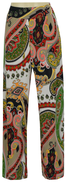 Palazzo Hose im paisley Dessin