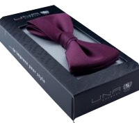 Schleife in uni burgundy