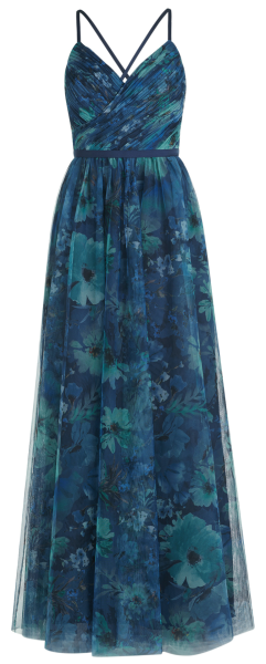 Abendkleid in dark blue mint