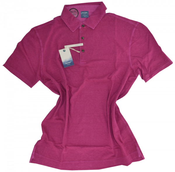 1/2 Arm Polo Shirt in beere meliert
