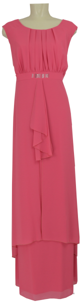 Langes Abendkleid in rouge