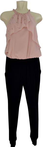 Jumpsuit in dark blue/rose
