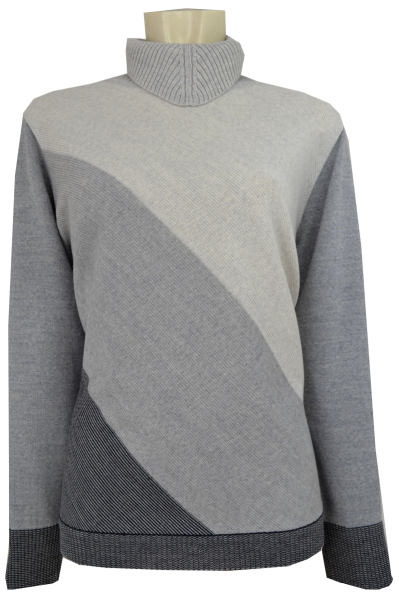 Pullover mit bequemem Umschlagkragen