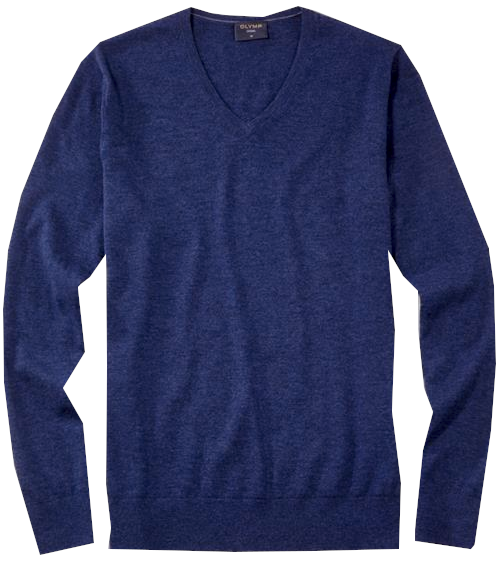 LEVEL FIVE Pullover in jeans-blau