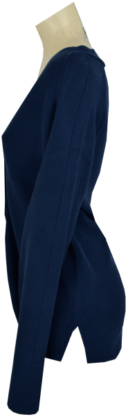 1/1 Arm Strickjacke in pazifik blau