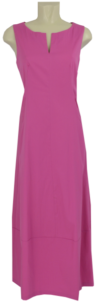 Midi langes Kleid in phlox pink