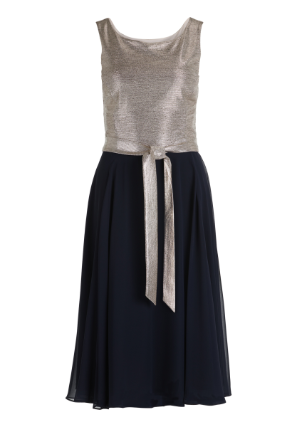 MIdi langes Kleid in patch gold/dark blue