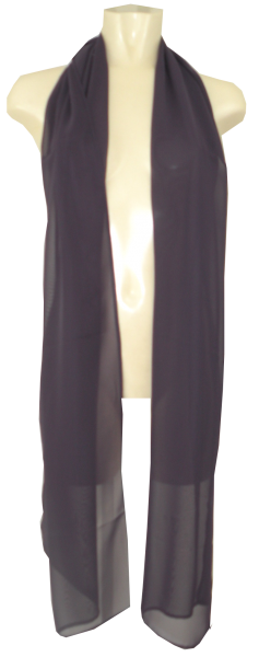 Chiffon Schal in Plum Pie