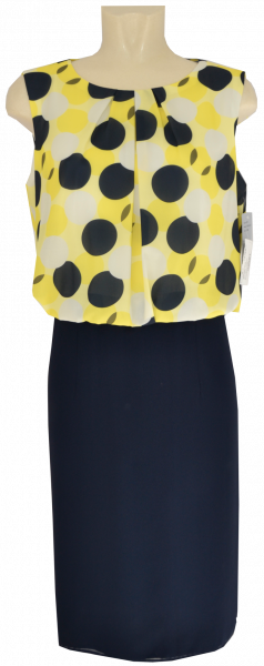 Mittellanges Kleid im Blouson Style
