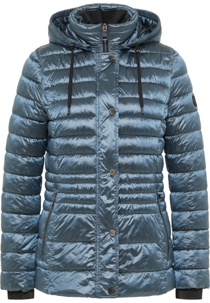 Warme Steppjacke in ice blue