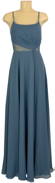 Langes Ballkleid in hushed blue