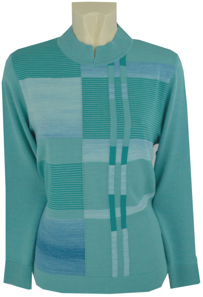 Turtle Pullover mit mint