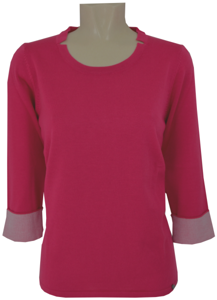 Pullover mit 3/4 Arm in candy