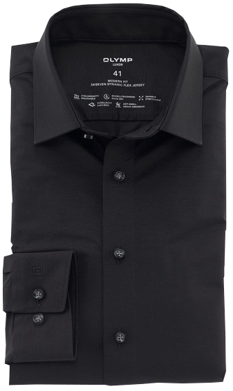 Dynamic Flex Jersey Hemd in schwarz