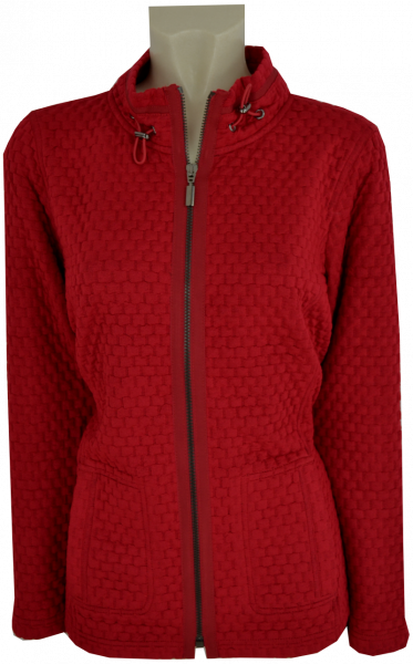 Blazer Jacke in rubin rot
