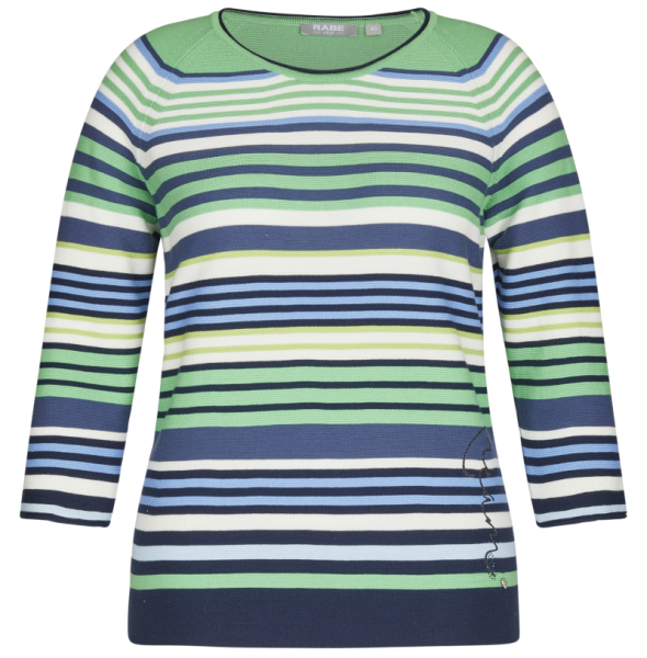 Pullover in mehrfarbig geringelt