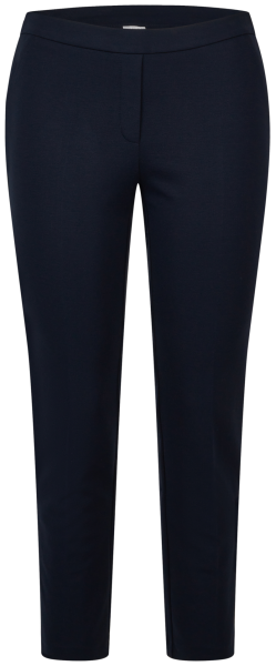 Schmal geschnittene Jersey Hose in dunkel blau