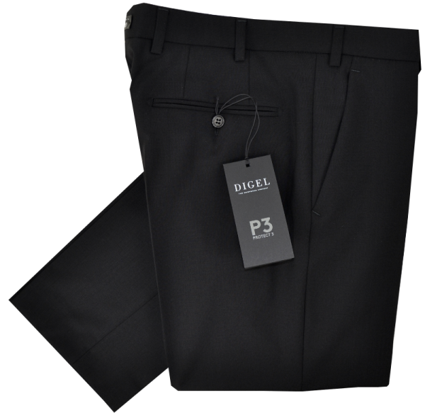 Stoffhose in schwarz
